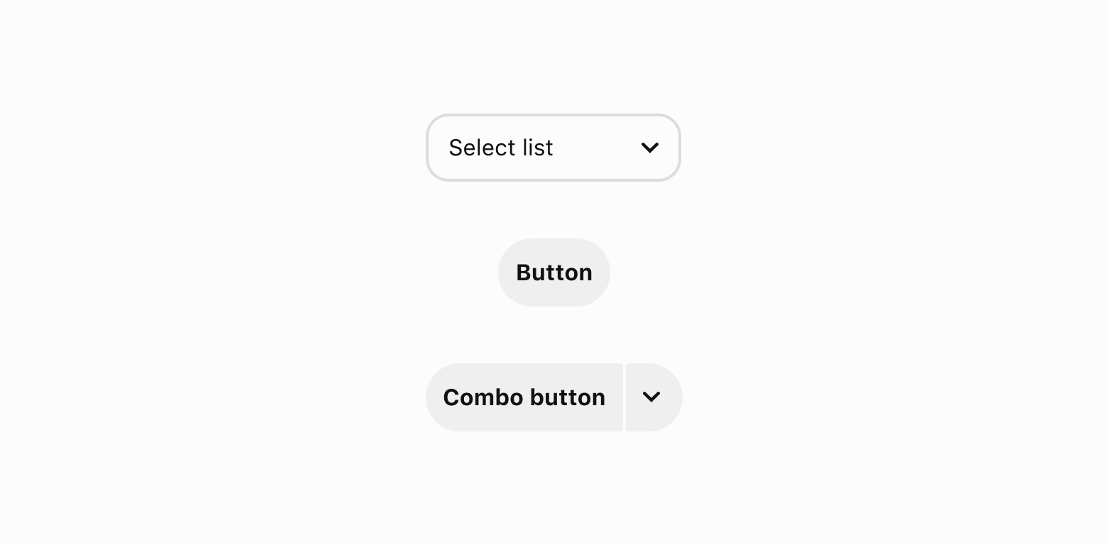 Custom combo button.